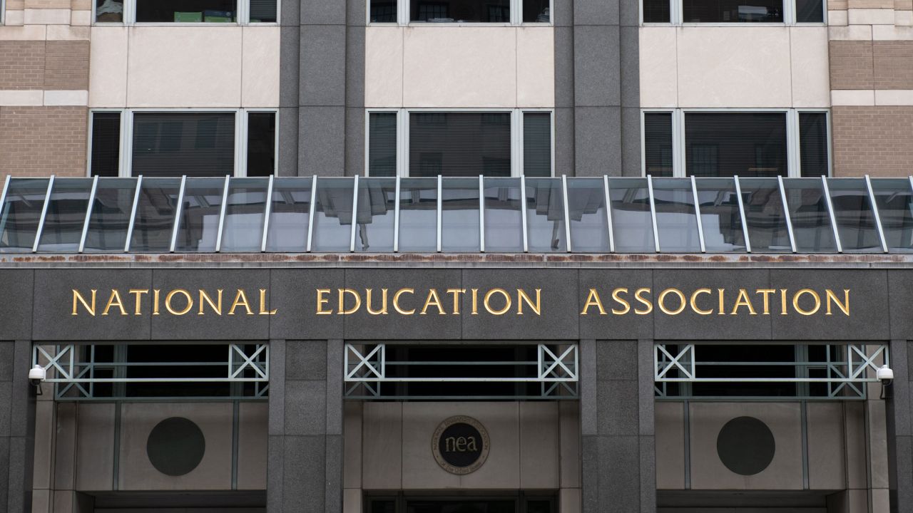 A general view of the National Education Association (NEA) in Washington, D.C., on April 29, 2020 amid the Coronavirus pandemic. In America, confirmed COVID-19 cases surpassed 1 million as economic data showed a 4.8% contraction in the first quarter of 2020 √ê the biggest quarterly contraction since the financial crisis. (Graeme Sloan/Sipa USA)