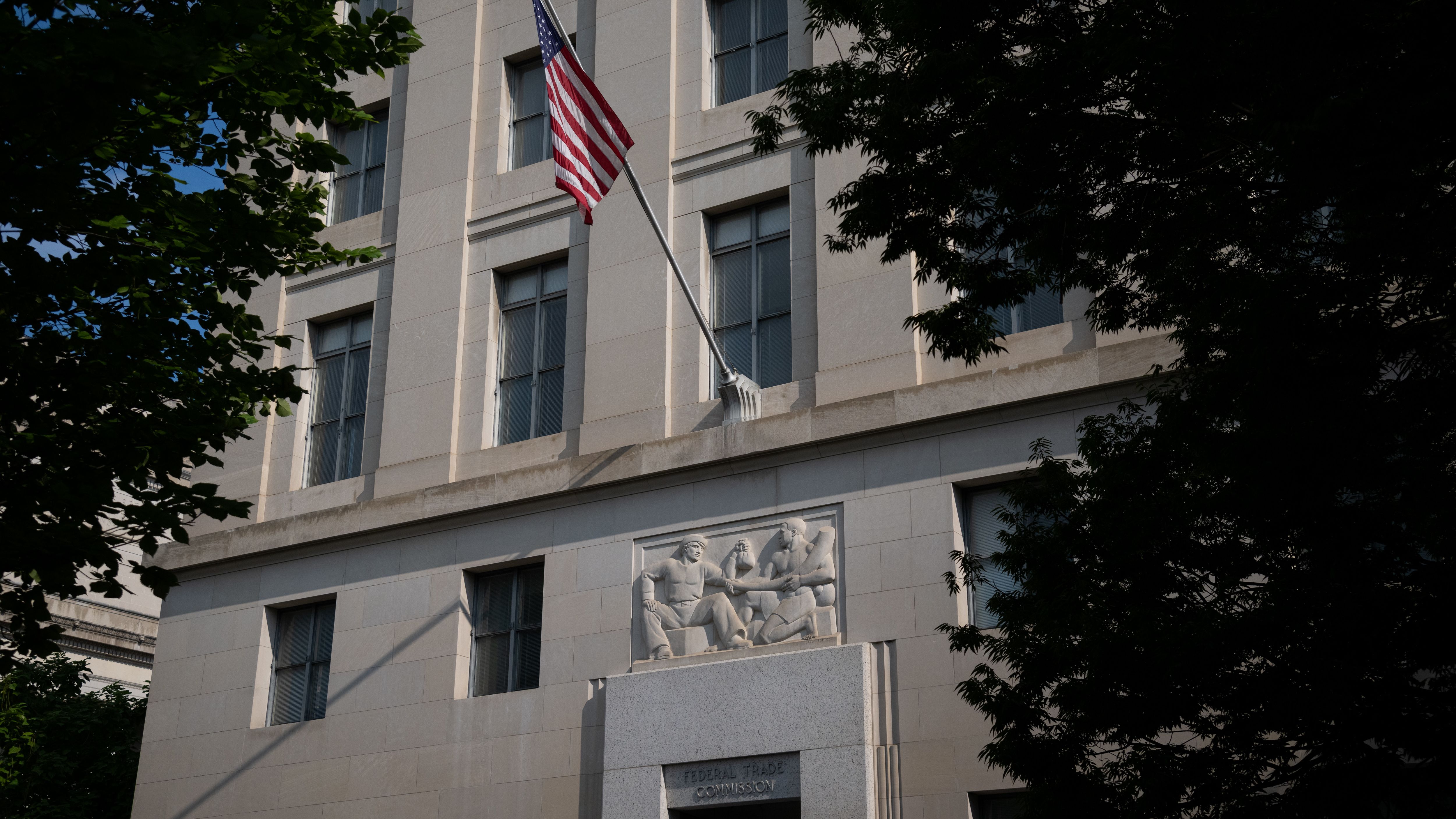 A general view of the U.S. Federal Trade Commission (FTC) building, in Washington, D.C., on Thursday, August 25, 2022.