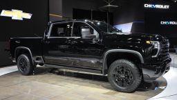 2024 Chevrolet Silverado 2500 HD High Country on display at the 2023 NY International Auto Show at the Javits Center in New York, NY on April 5, 2023.