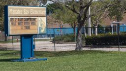 Manatee Bay Elementary School is the site of a february 2024 measles outbreak. It is suspected that this outbreak is among unvaccinated students. (Photo by Geoffrey Clowes/Sipa USA)