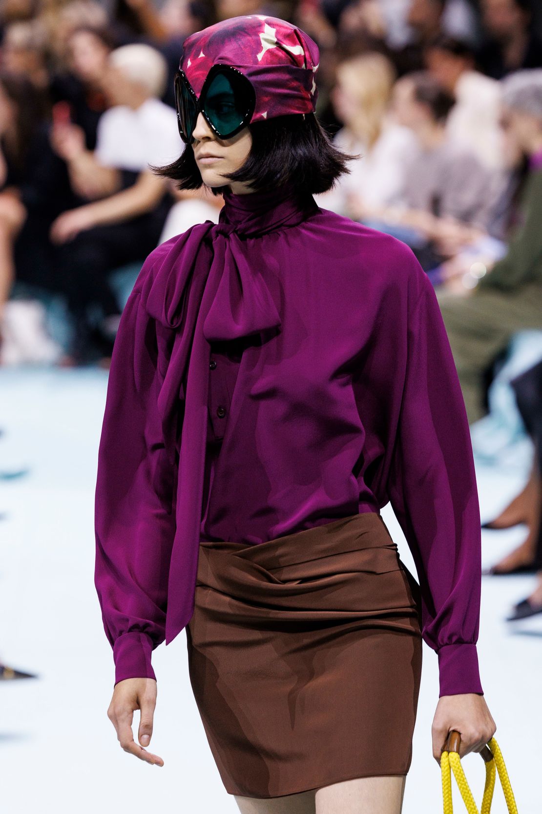 The garment was even spotted on the runway during Prada's show at Milan Fashion Week this September.