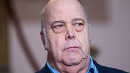 Colombia's ambassador in the United States Daniel Garcia Pena Jaramillo is seen as Colombian foreign relations minister Luis Gilberto Murillo (Not pictured) gives a Declaration regarding the cancellation of visas by the United States Government to Colombian government officials and it's embassy cancellations on visa apointments starting January 27, in Bogota, Colombia, January 26, 2025. Minister Luis Gilberto Murillo anounced that the relations between the two nations was overcommed and in the following days, both goverments will hold meetings. Photo by: Sebastian Barros/Long Visual Press/Abaca/Sipa USA