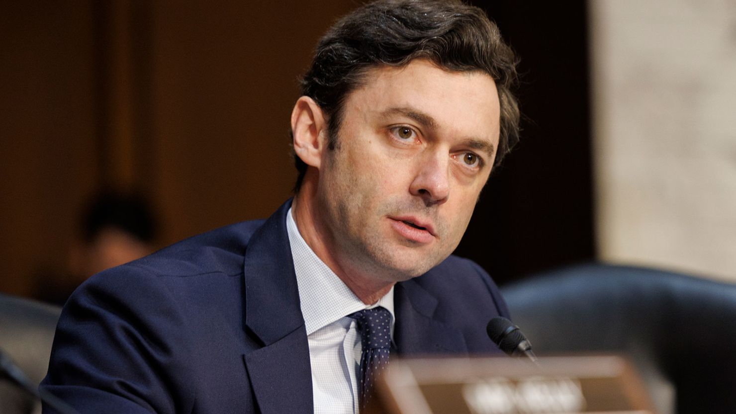 Vulnerable senate democrat ossoff seeks to channel trump outrage on