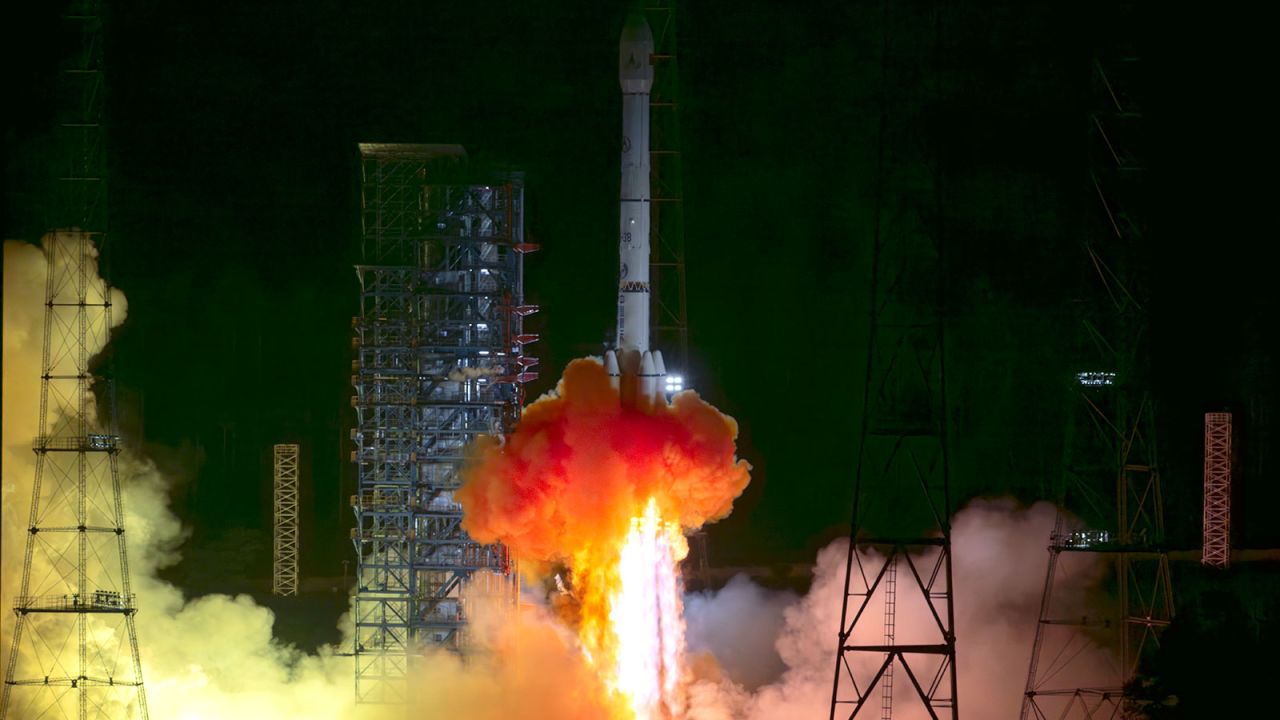 China's Tianwen-2 spacecraft launched atop a Long March-3B carrier rocket from the Xichang Satellite Launch Center in southwest China's Sichuan Province on May 29.