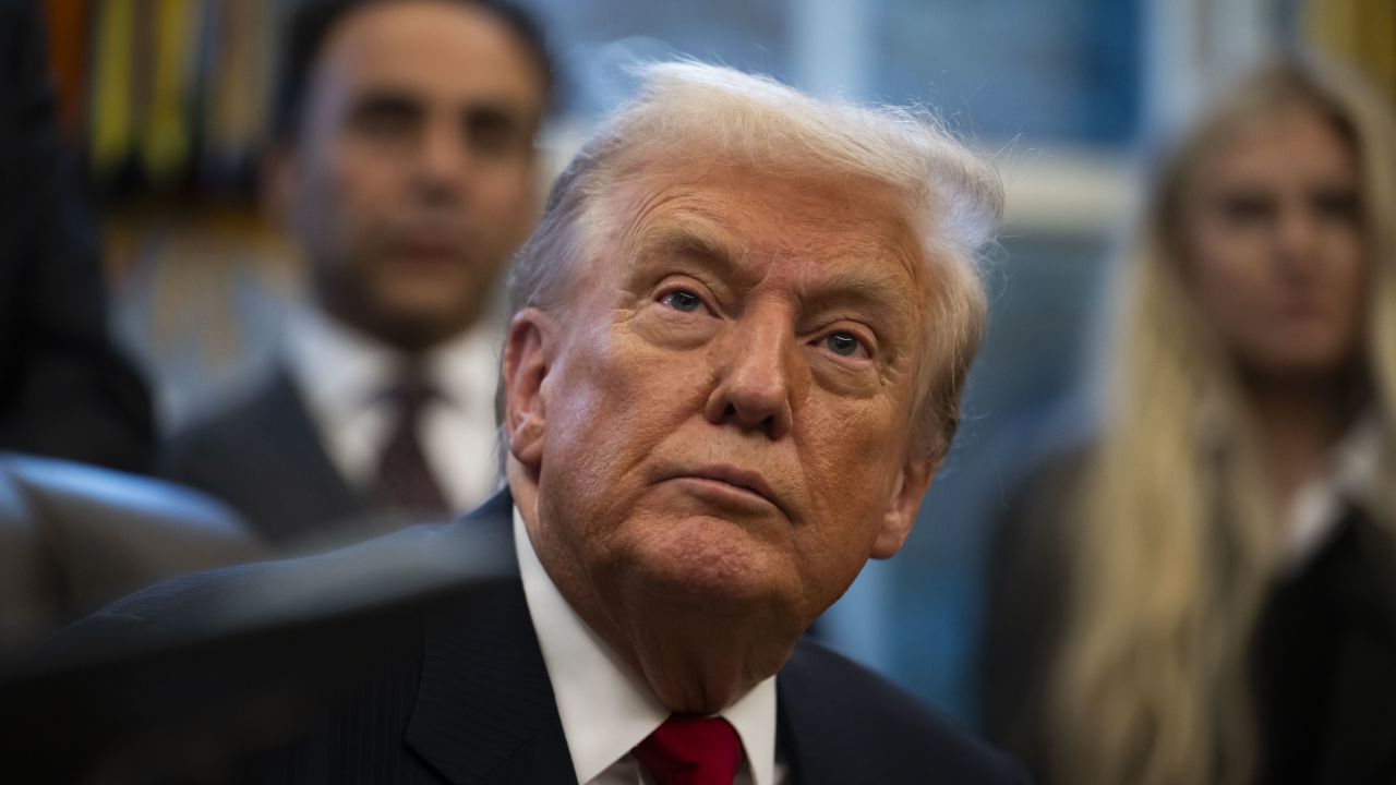 President Donald Trump at the White House on November 10, 2025.