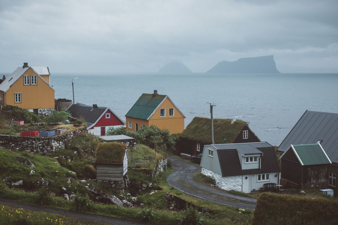 The island of Sandoy, with the village of Skarvanes pictured here, is far more accessible now that the Sandoy Tunnel is open.