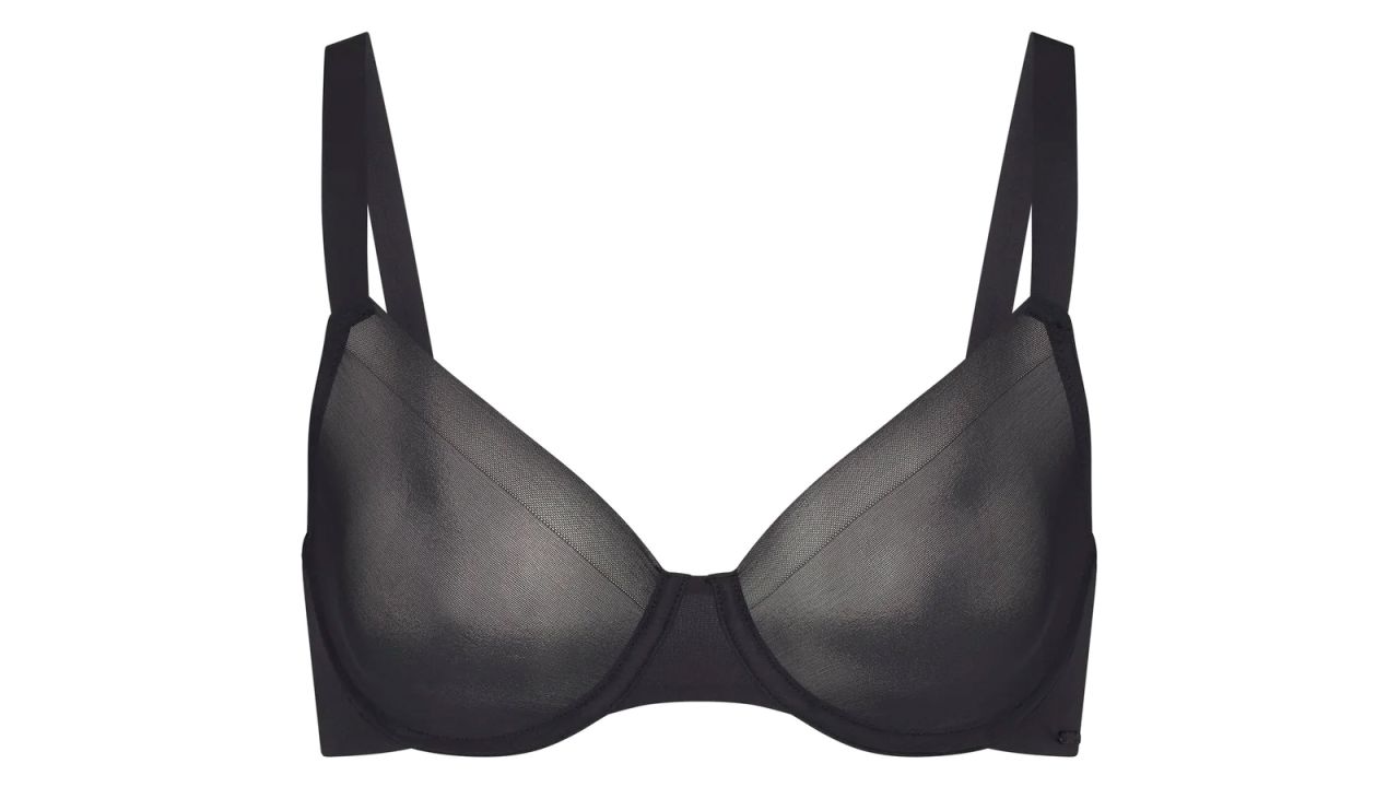 Black After Hours Bra by SKIMS on Sale