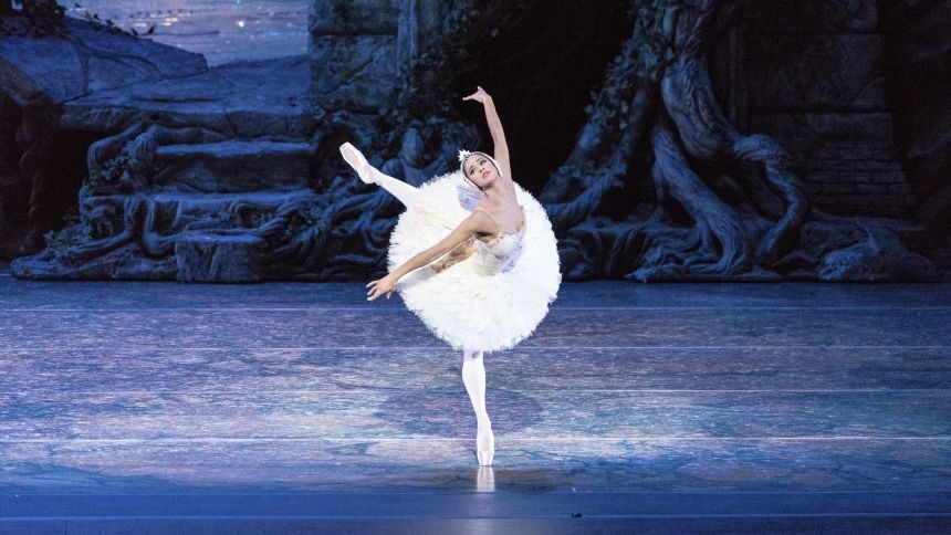 Misty Copeland in Swan Lake in 2014.
