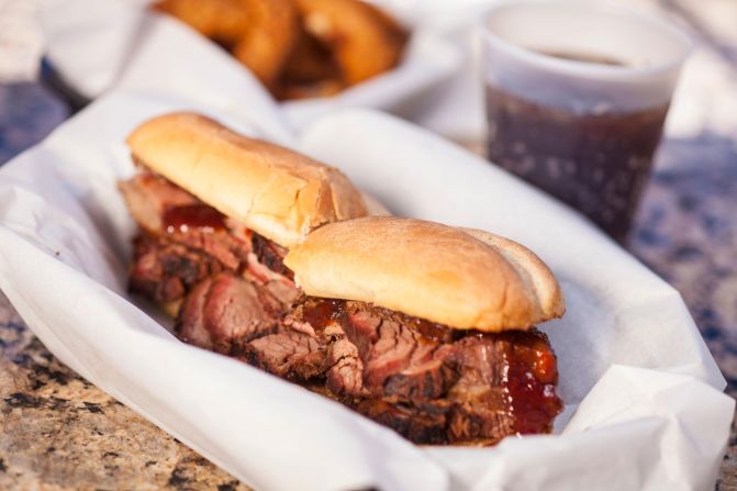 <strong>Local barbecue:</strong> Try the tri-tip sandwich from Firestone Grill.