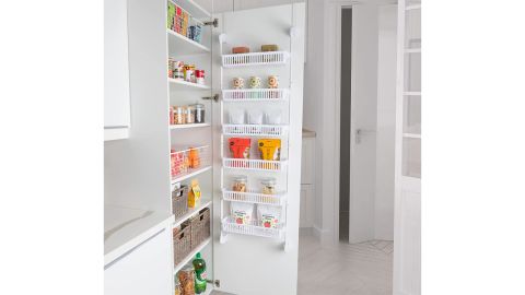 Smart Design Over The Door Pantry Organizer Rack
