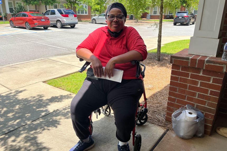 Belinda McLoyd receives a small monthly payment through the federal Supplemental Nutrition Assistance Program, previously known as food stamps. She’s unsure how she will afford healthy foods if her benefits are reduced.