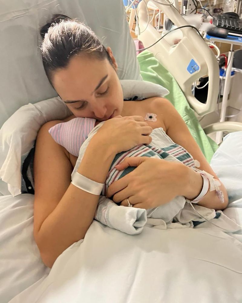 Gal Gadot shares a photo to Instagram announcing the birth of her fourth child.