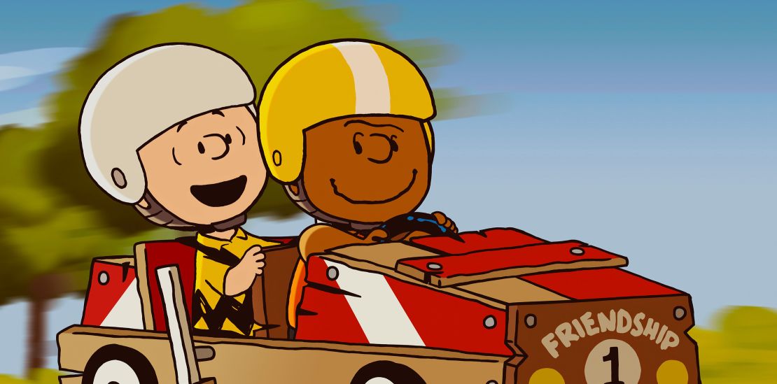 Charlie Brown and Franklin Armstrong in "Snoopy Presents: Welcome Home, Franklin."