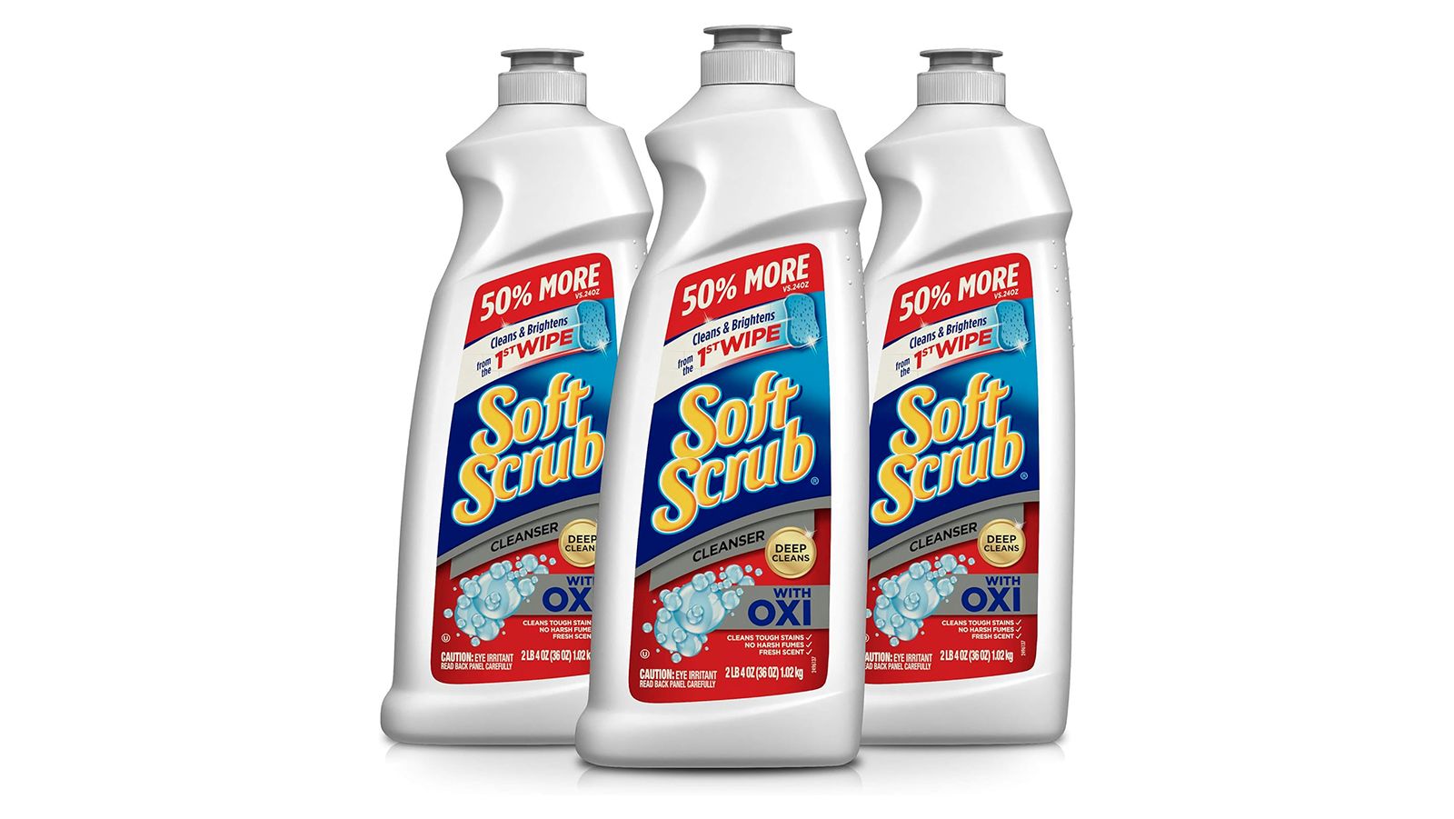 Soft Scrub Cleanser, Oxi - 24 oz