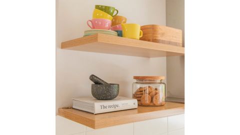 Solid Oak Floating Shelf