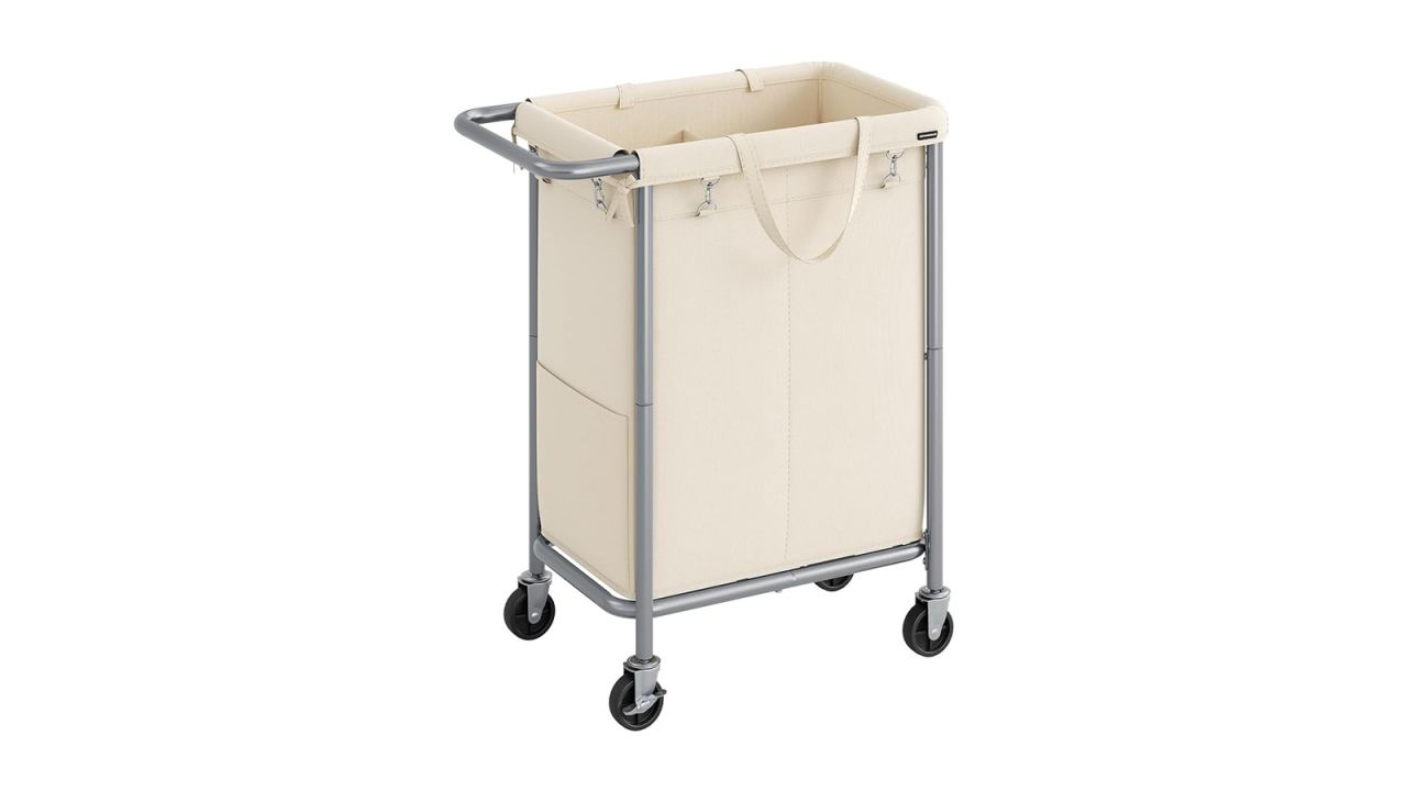 Songmics 2-Section Rolling Laundry Hamper With Wheels.jpg