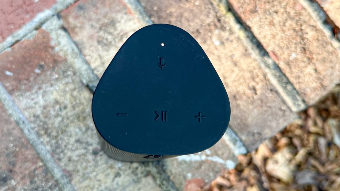 The button controls of a Sonos Move 2 portable speaker.