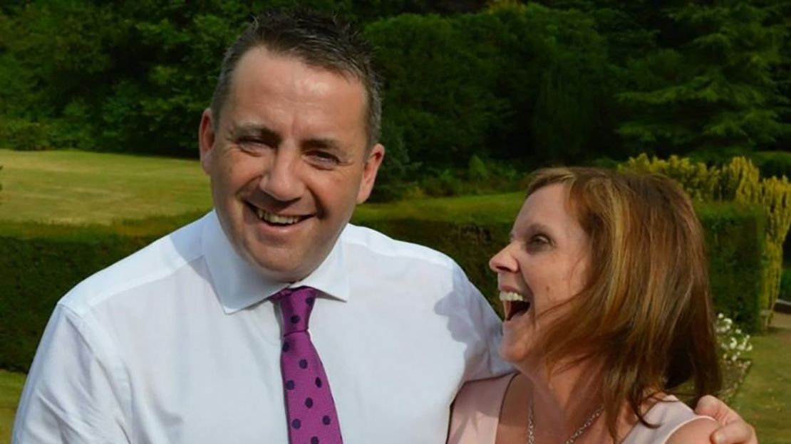 BBC racing commentator John Hunt and his wife, Carol.