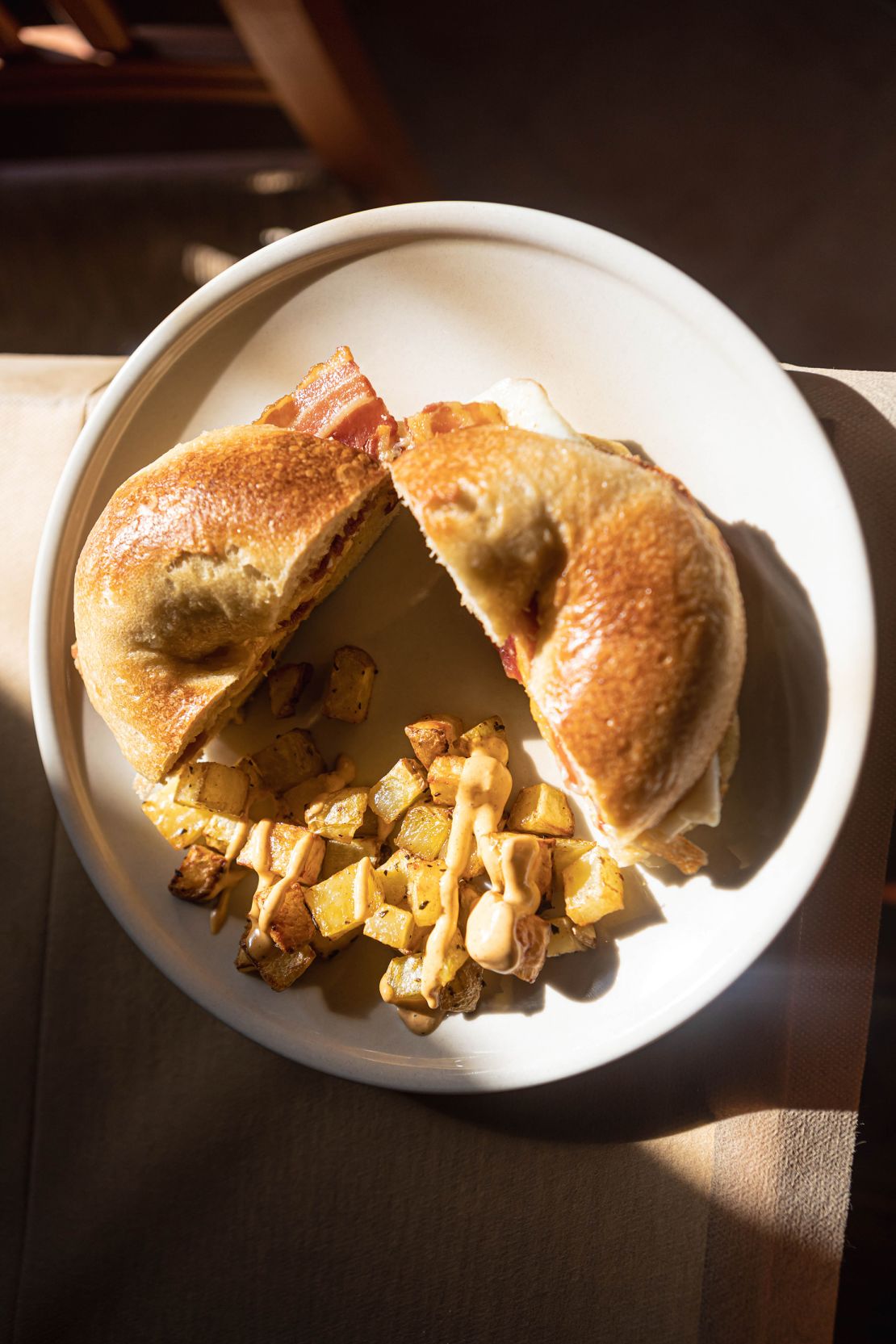 Sourdough bagels are also on the menu.