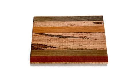 Speciality Wood Designs Small Multi Wood Rectangle Cheese Cutting Board