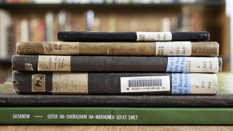 a librarian who discovered a series of Nazi looted books in the library where she works at UCLA and helped to repatriate them to the Jewish Museum in Prague