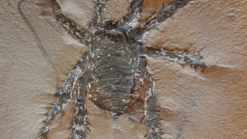 Zinātnieki ir atklājuši “brīnišķīgu” seno zirnekli, kuram bija lielas, smailas kājas