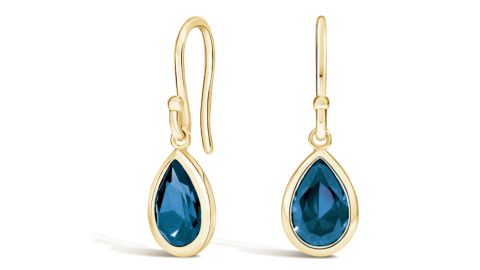 London Tears Blue Topaz Earrings