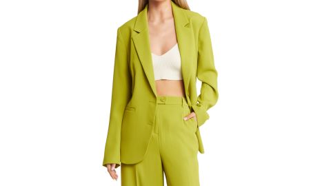 spring fashion open edit curve blazer