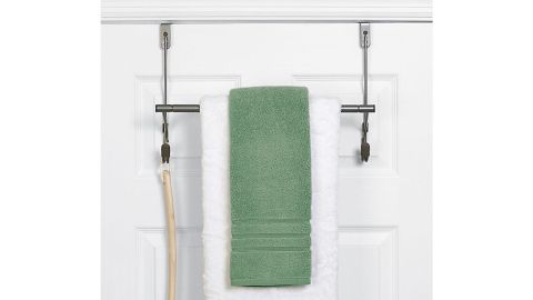 Squared Away Over-the-Door Towel Bar