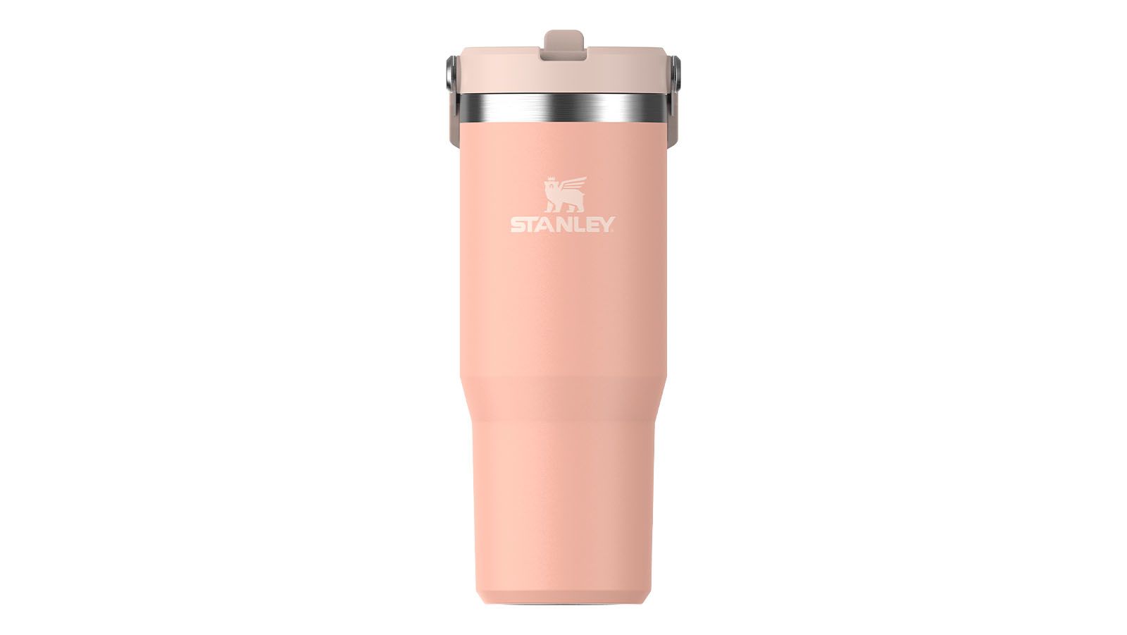 STANLEY 30 oz Stainless Steel Ice Flow Flip Straw Tumbler  (Melon): Tumblers & Water Glasses