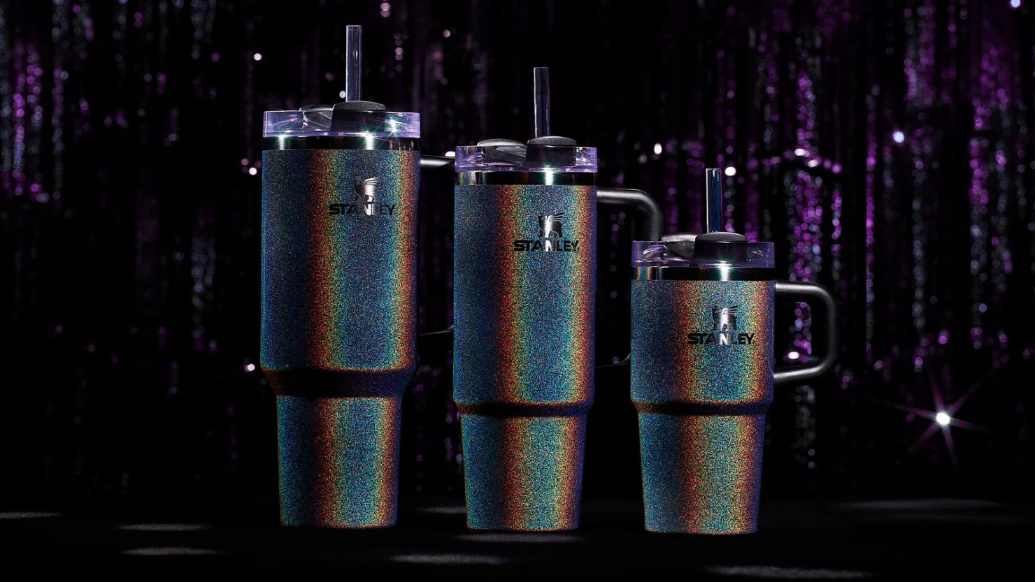 Stanley launched a new Midnight Glitz Quencher Tumbler CNN Underscored