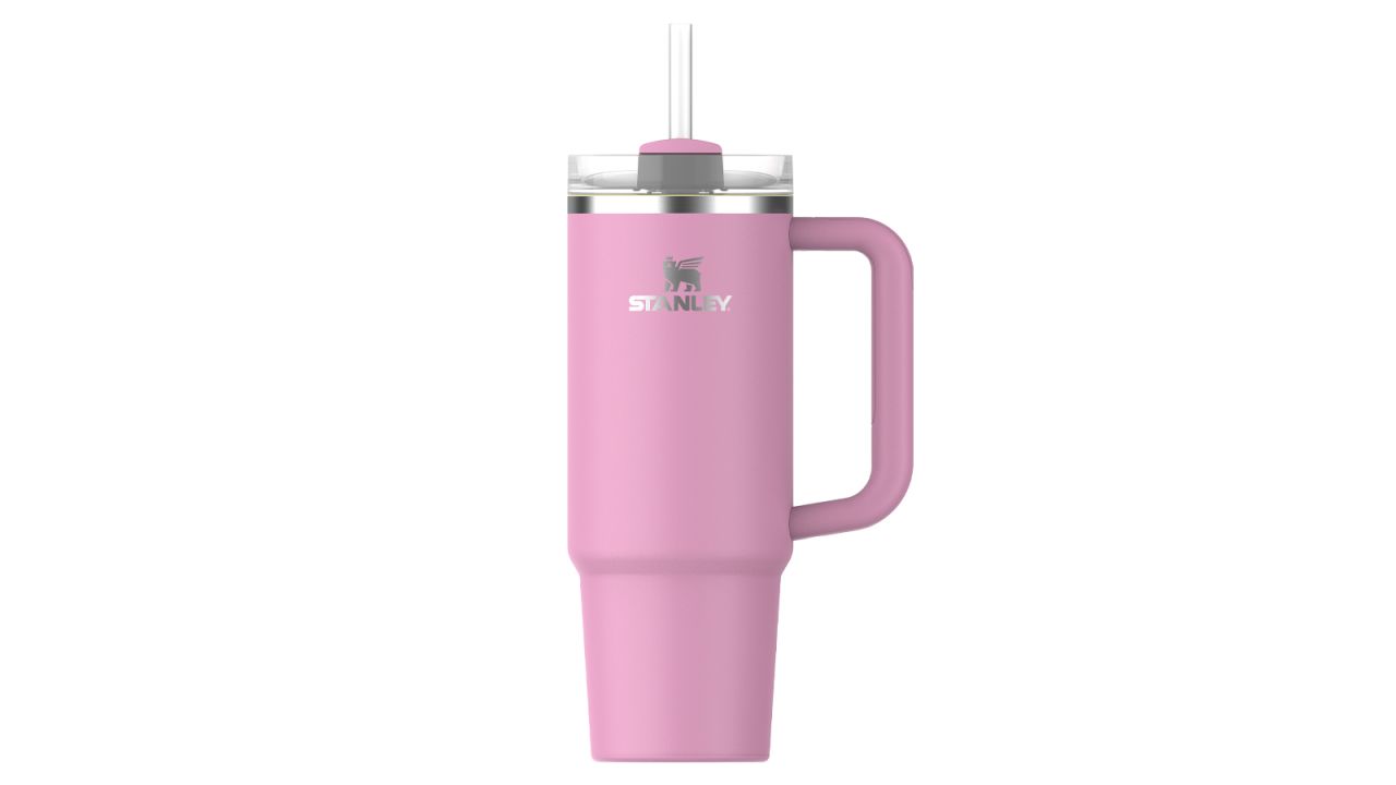 Stanley 30 oz Stainless Steel H2.0 Flowstate Quencher Tumbler  Sizzling Pink: Tumblers & Water Glasses