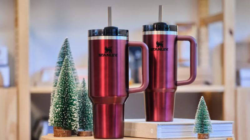 Stanley 2 pk 20 oz. Stainless Steel H2.0 Flowstate Quencher Tumblers Pink  Vibes/Frost 