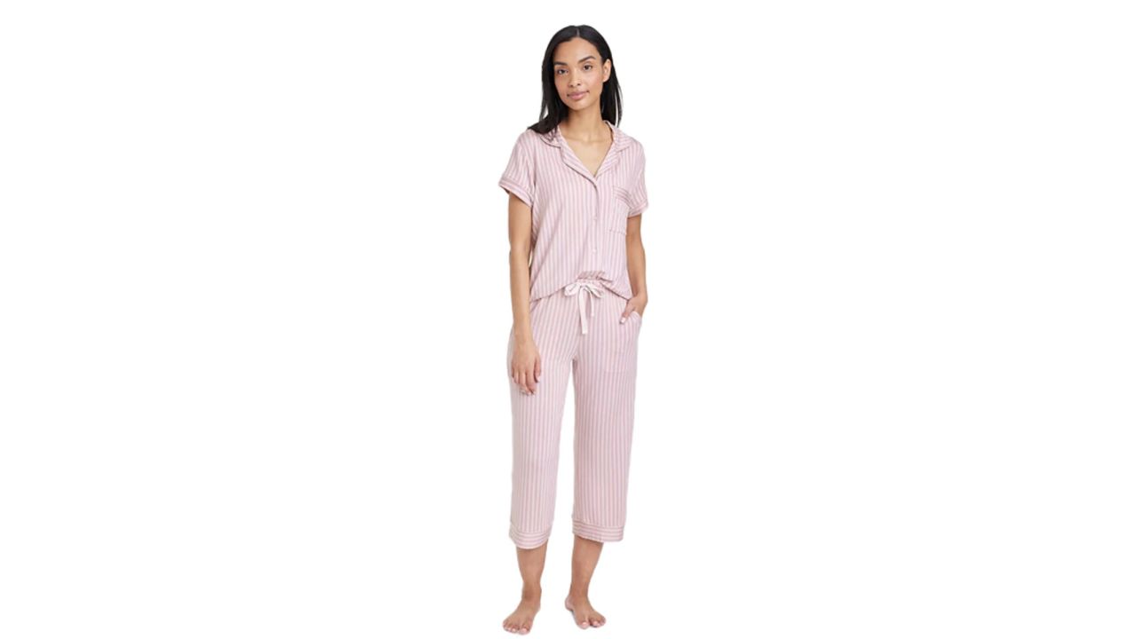 Women's Beautifully Soft Short Sleeve Notch Collar Top And Pants Pajama Set  - Stars Above™ Navy Blue 4x : Target
