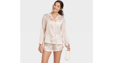 Women's Stars Above Satin Pajama Set