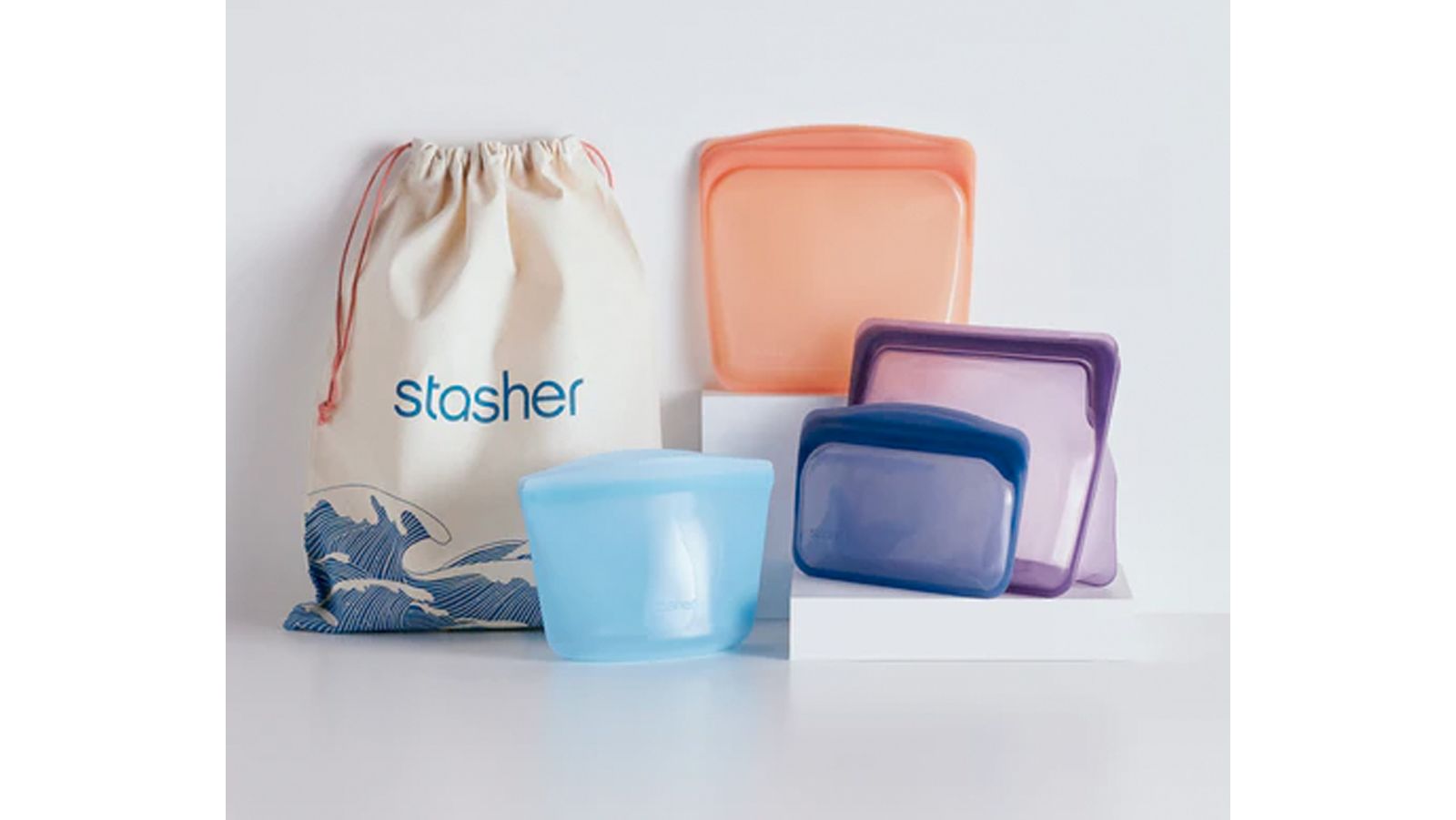 Stasher Bag Starter Kit 7-Pack