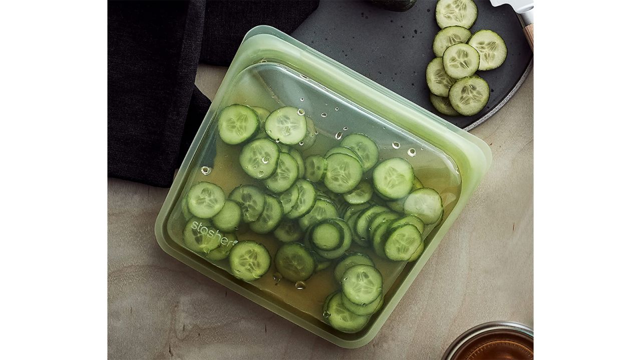 Stasher Silicone Reusable Storage Bag, 4-Pack