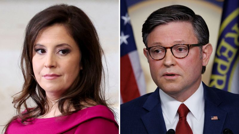 Stefanik and Johnson in public spat over 2016 Russia probe provision complicating defense bill vote  CNN