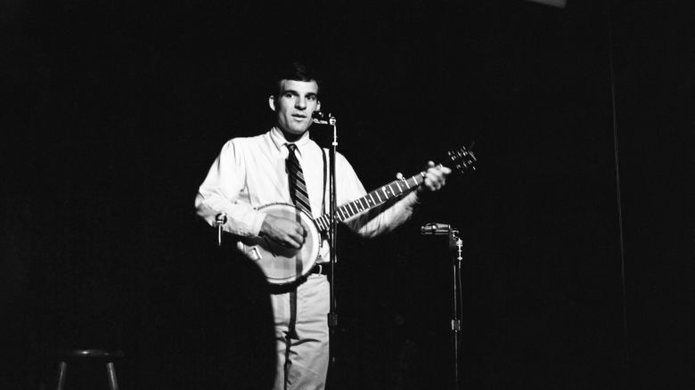 Steve Martin performing during his stand-up days in the Apple documentary "STEVE! (martin) a documentary in two pieces"