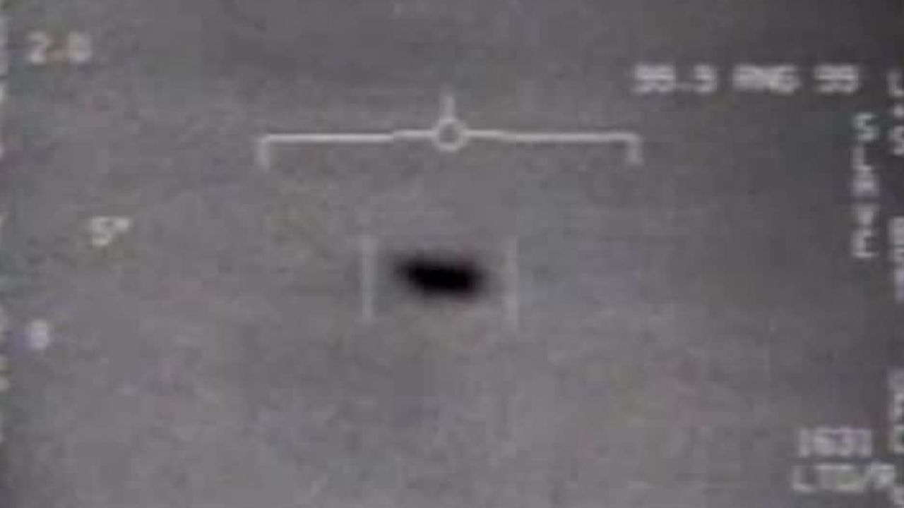 This photo from the US Department of Defense shows an "unidentified aerial phenomena."