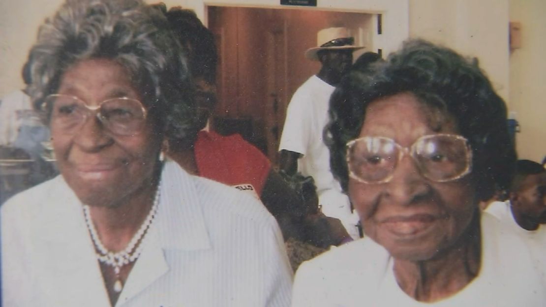 Longevity runs in the family. Elizabeth Francis is pictured with her older sister, Bertha Johnson, who she cared for until her death in 2011.