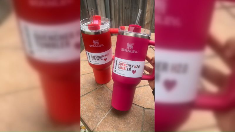 Rose-hued Stanley cups trigger a frenzy among Target shoppers