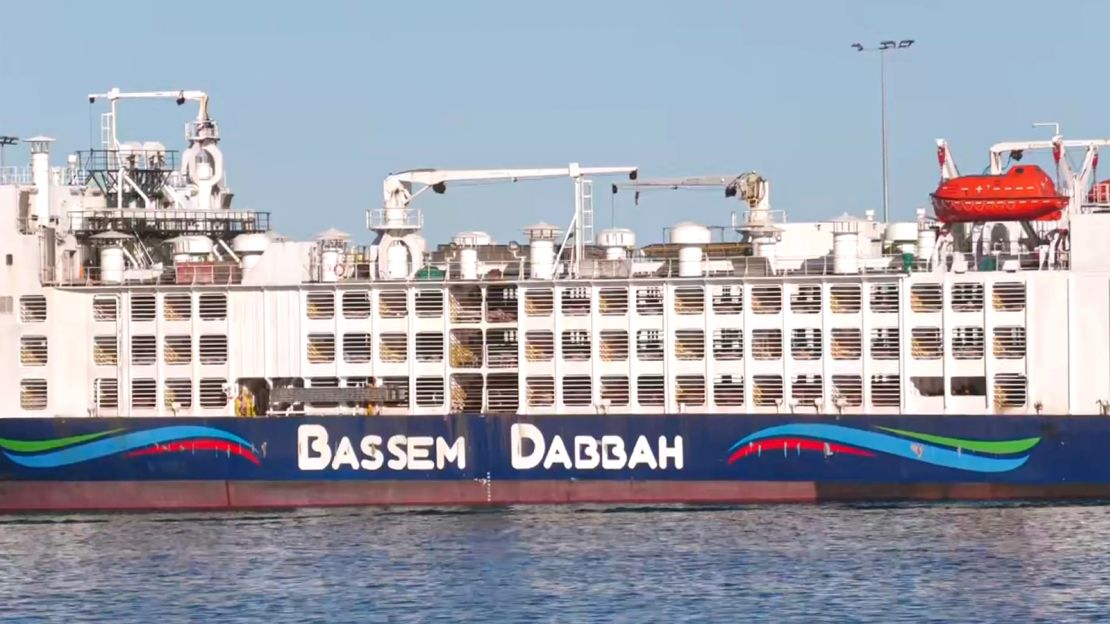 MV Bahijah anchored off the coast of Western Australia.