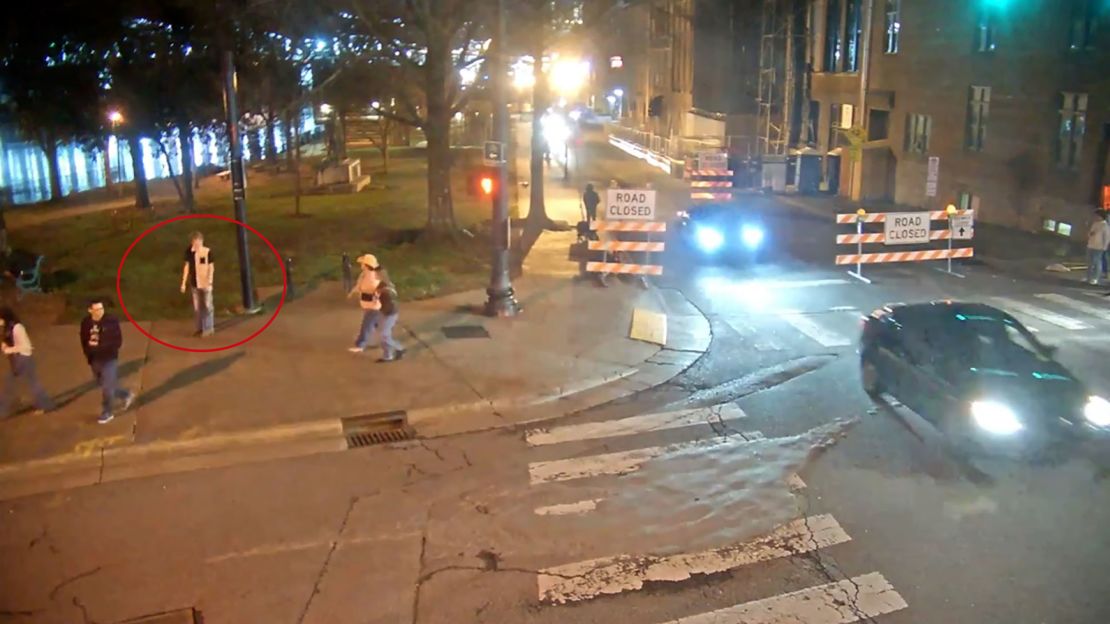 Riley Strain is seen in a video released by Nashville police. CNN has highlighted a portion of this image.