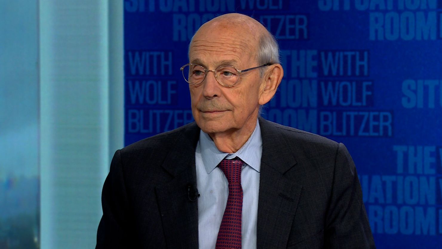 Former Justice Stephen Breyer appears on The Situation Room with Wolf Blitzer.