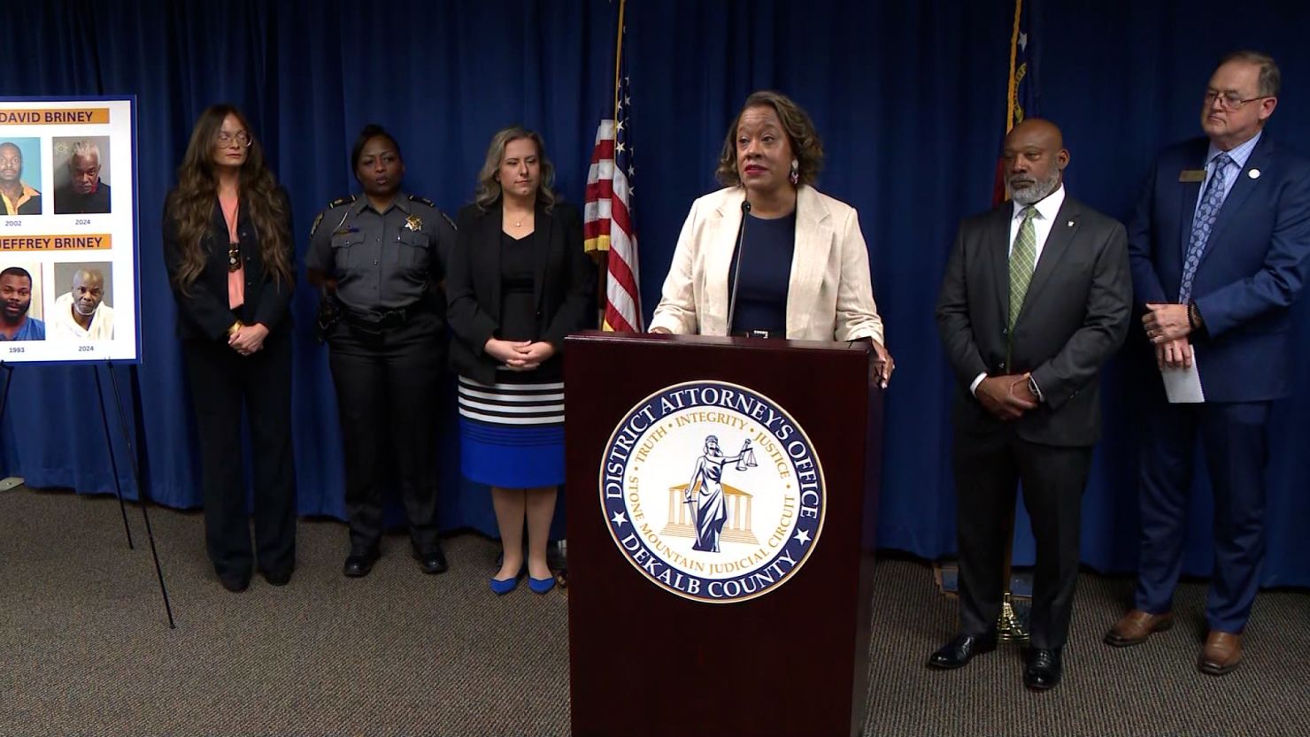 DeKalb County District Attorney Sherry Boston announces indictments for two brothers at the center of decades-old rape and home invasion cold cases.