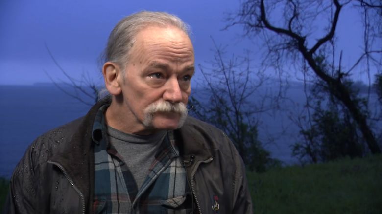 Larry DeSantis speaks during an interview.