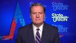 Rep. Mike Turner is pictured during an interview with CNN’s “State of the Union” on April 7.