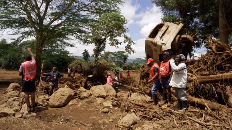 Dam burst in southern Kenya leads to multiple deaths and ongoing search for survivors in floods