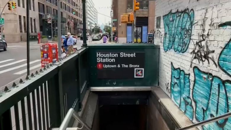 The Houston St. station in Manhattan is pictured Saturday, May 25.